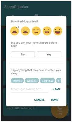 SleepCoacher android App screenshot 4