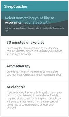 SleepCoacher android App screenshot 7